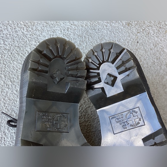 Dr Martens leopard spike leather platform shoes - Picture 9 of 11